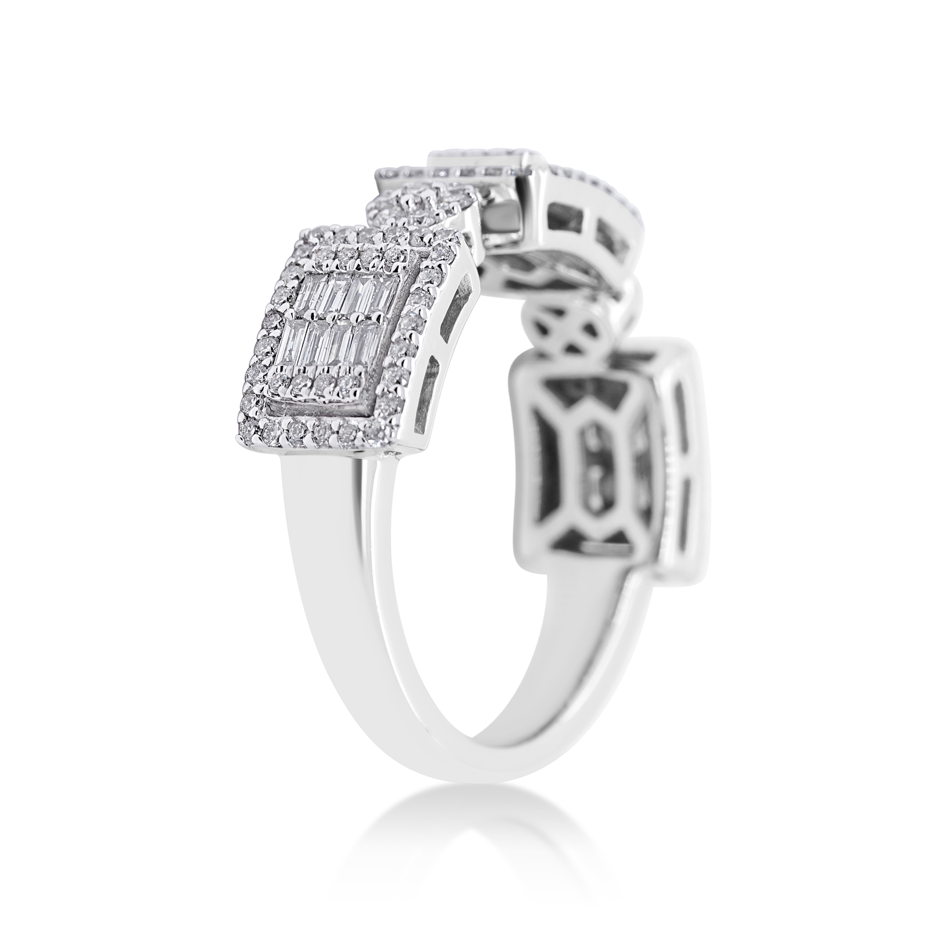 Diamond Ring 0.70 ct. 14K White Gold